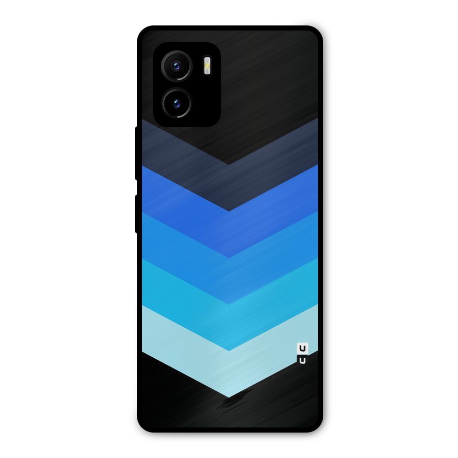 Shades Colors Metal Back Case for Vivo Y15s