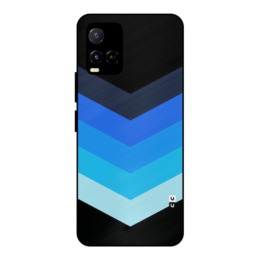 Shades Colors Metal Back Case for Vivo Y21T