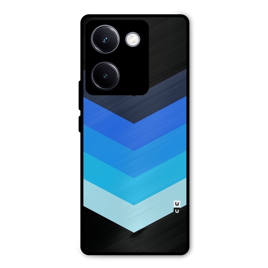 Shades Colors Metal Back Case for Vivo Y300 Plus