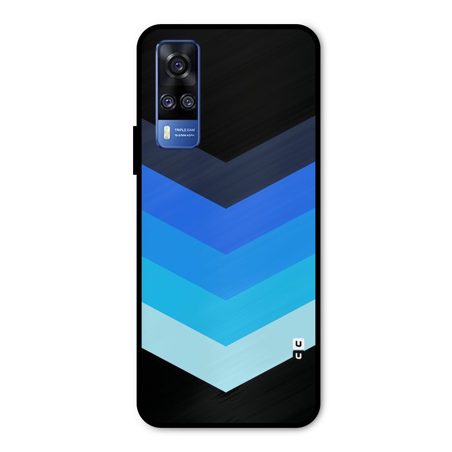 Shades Colors Metal Back Case for Vivo Y51A