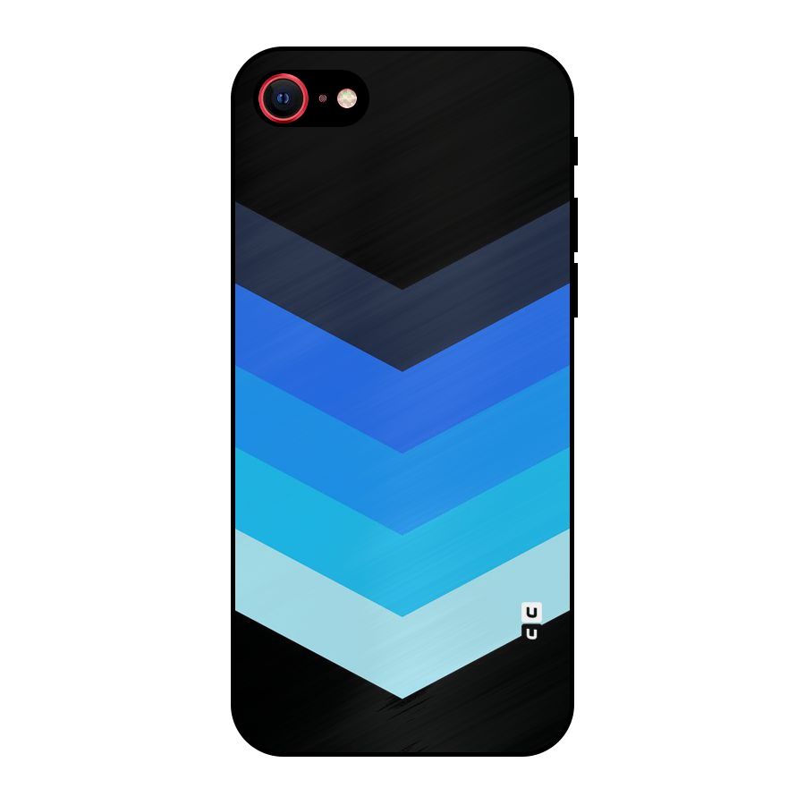 Shades Colors Metal Back Case for iPhone 7