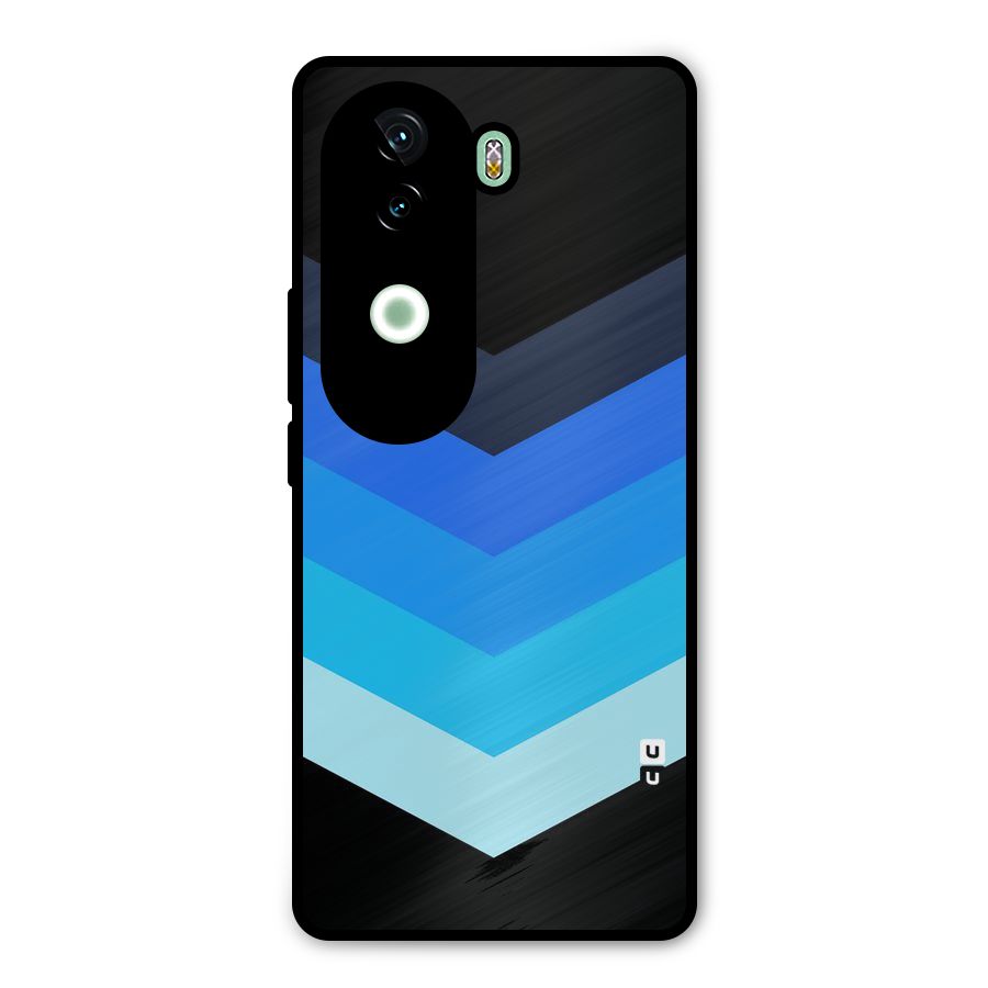 Shades Colors Metal Back Case for iQOO Z9s
