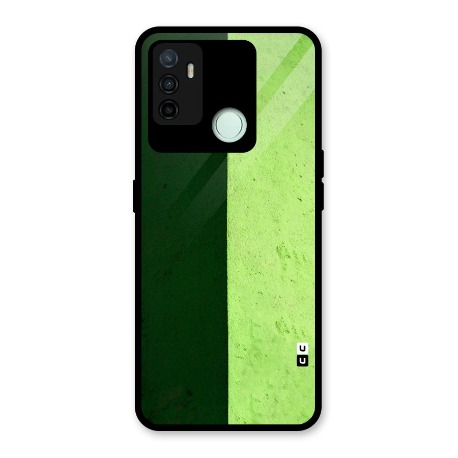 Shades Half Glass Back Case for Oppo A53