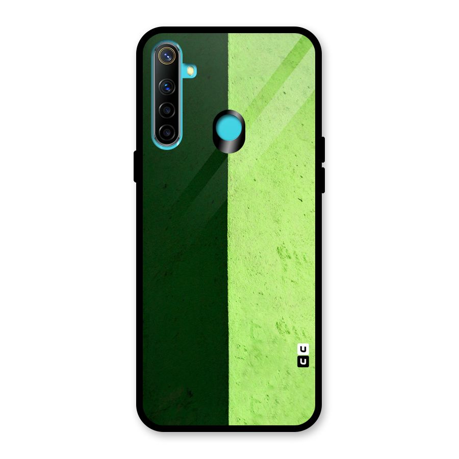 Shades Half Glass Back Case for Realme 5