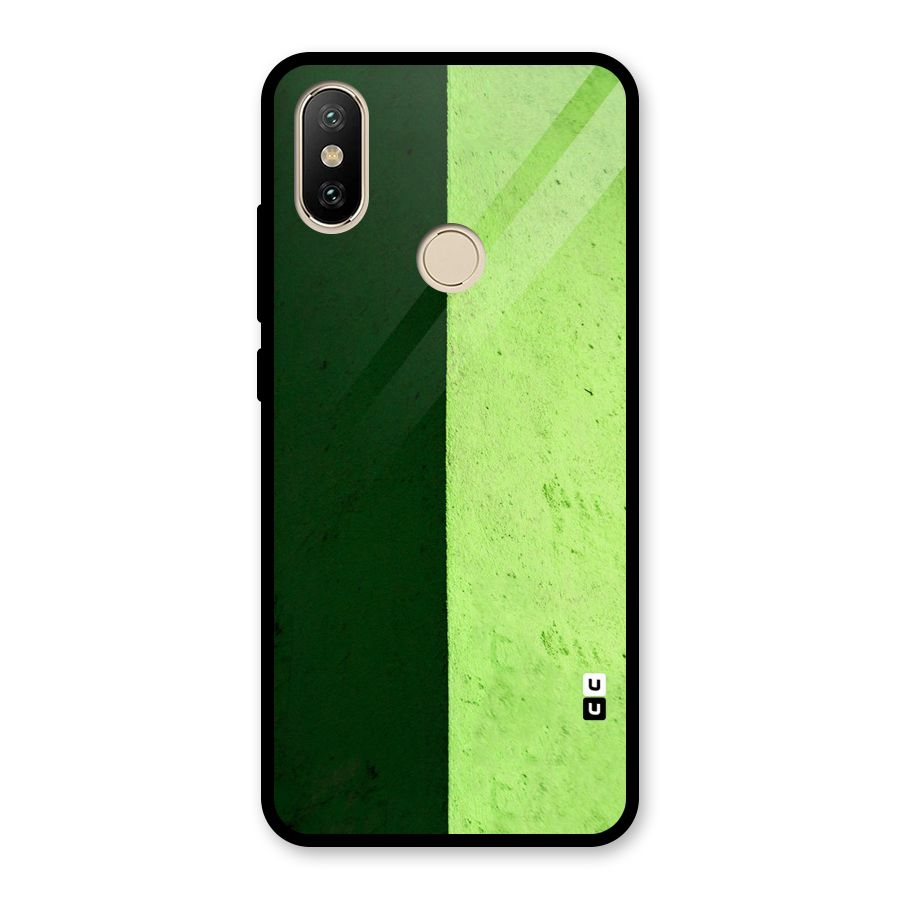 Shades Half Glass Back Case for Redmi A2