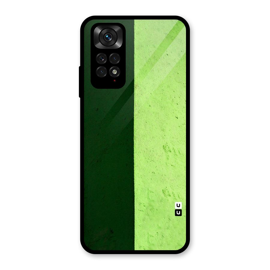 Shades Half Glass Back Case for Redmi Note 11S