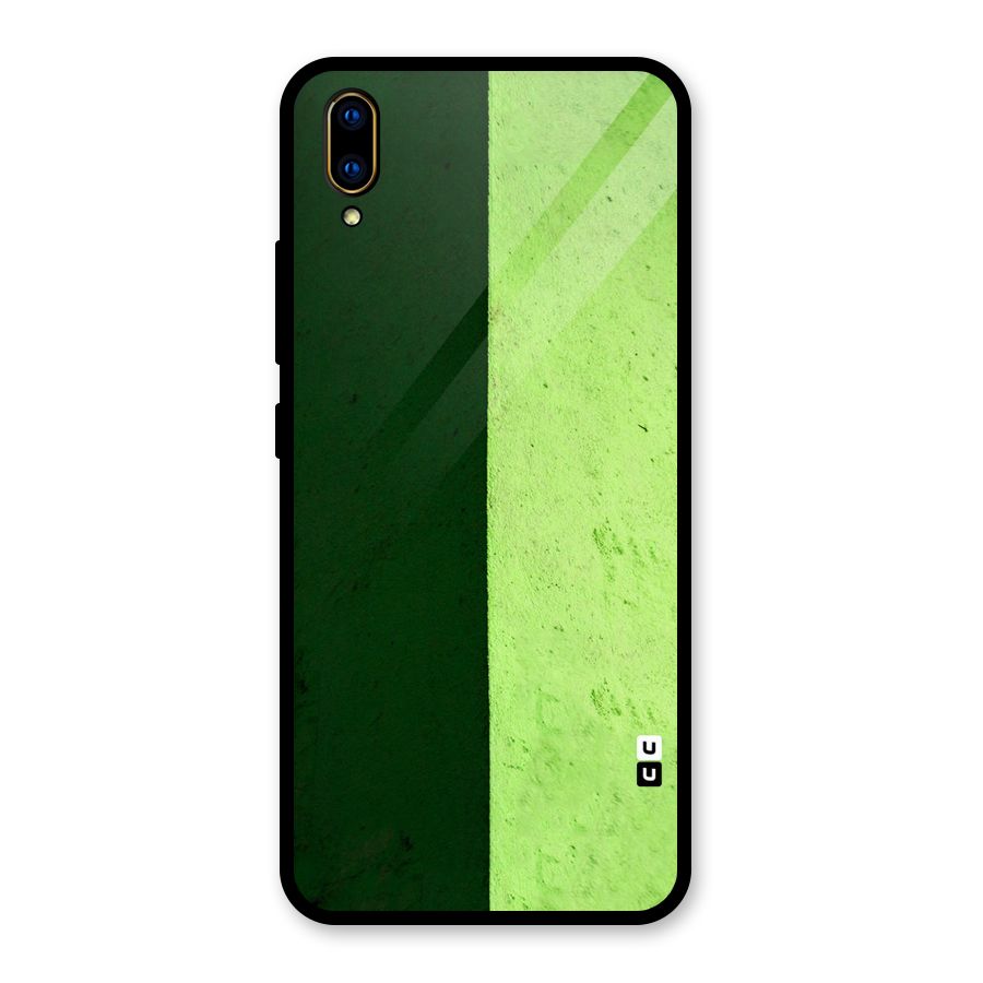 Shades Half Glass Back Case for Vivo V11 Pro