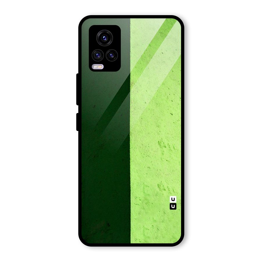 Shades Half Glass Back Case for Vivo V20 2021