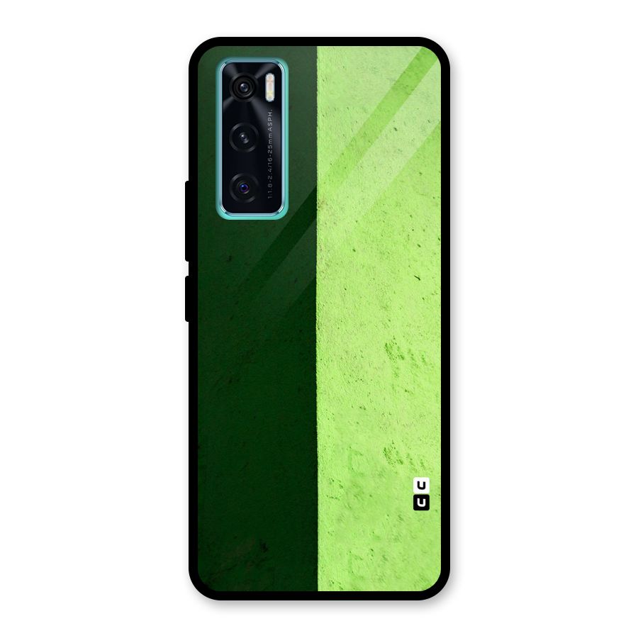 Shades Half Glass Back Case for Vivo V20 SE