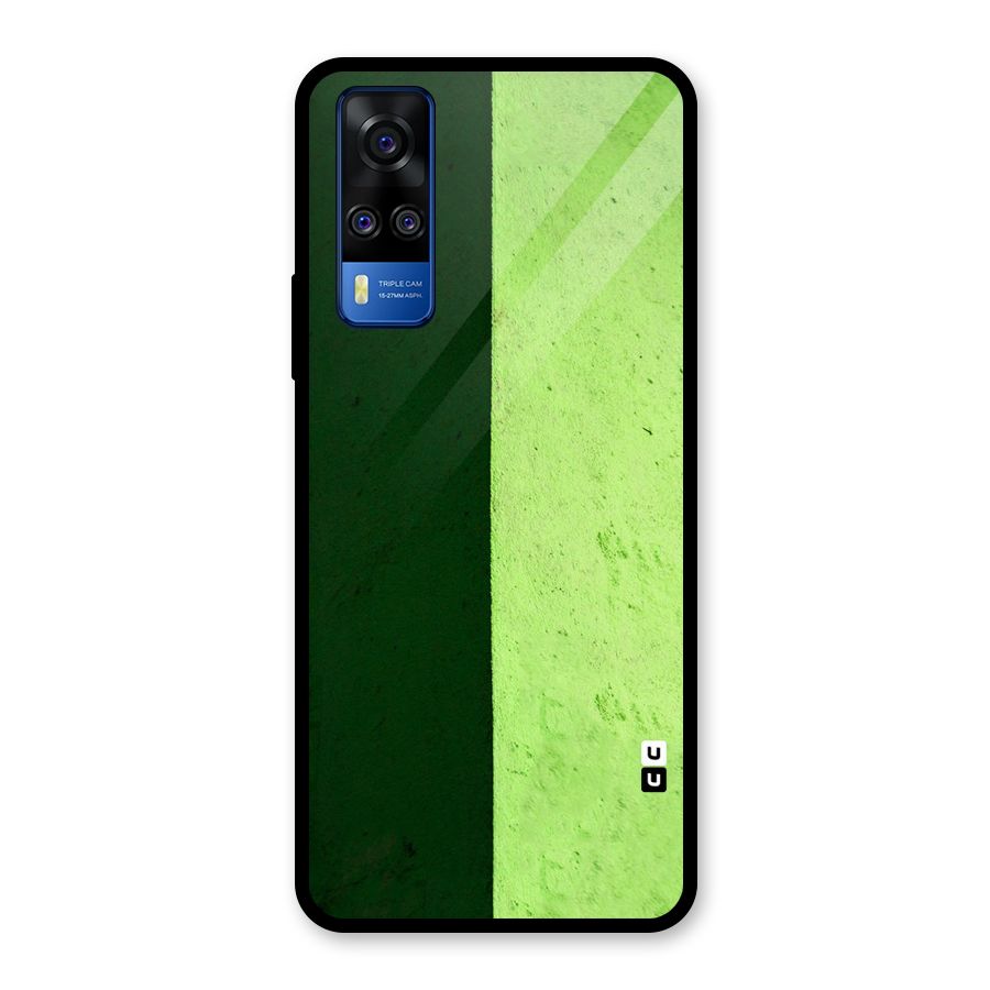Shades Half Glass Back Case for Vivo Y31