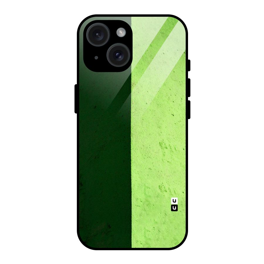 Shades Half Glass Back Case for iPhone 15