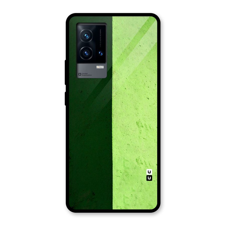 Shades Half Glass Back Case for iQOO 9 5G
