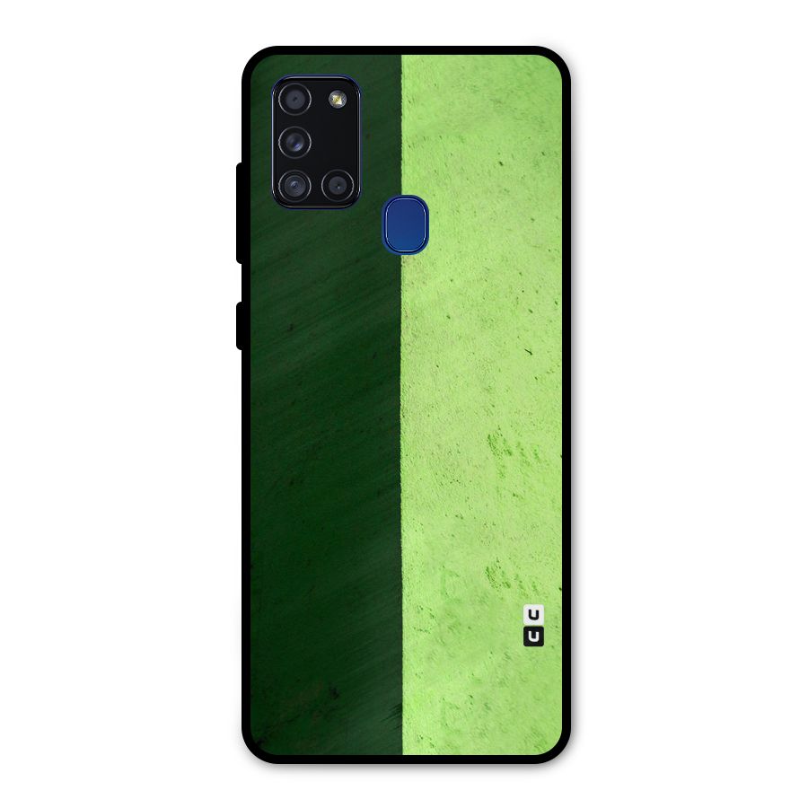 Shades Half Metal Back Case for Galaxy A21s