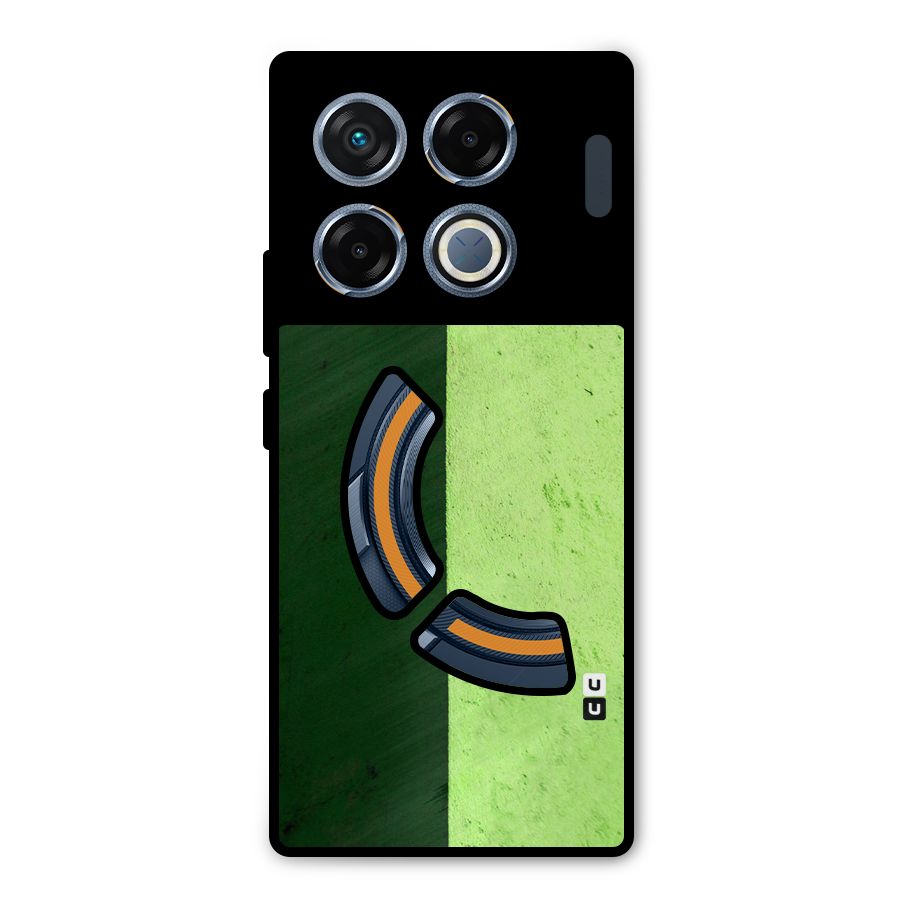 Shades Half Metal Back Case for Infinix GT 20 Pro