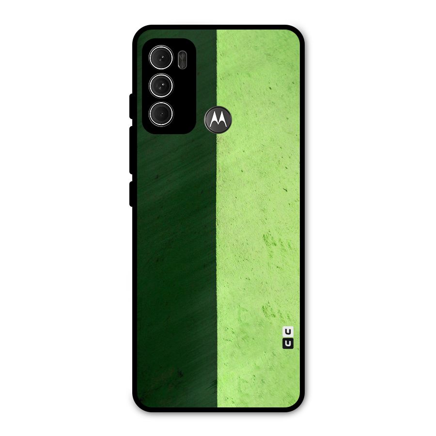 Shades Half Metal Back Case for Moto G60