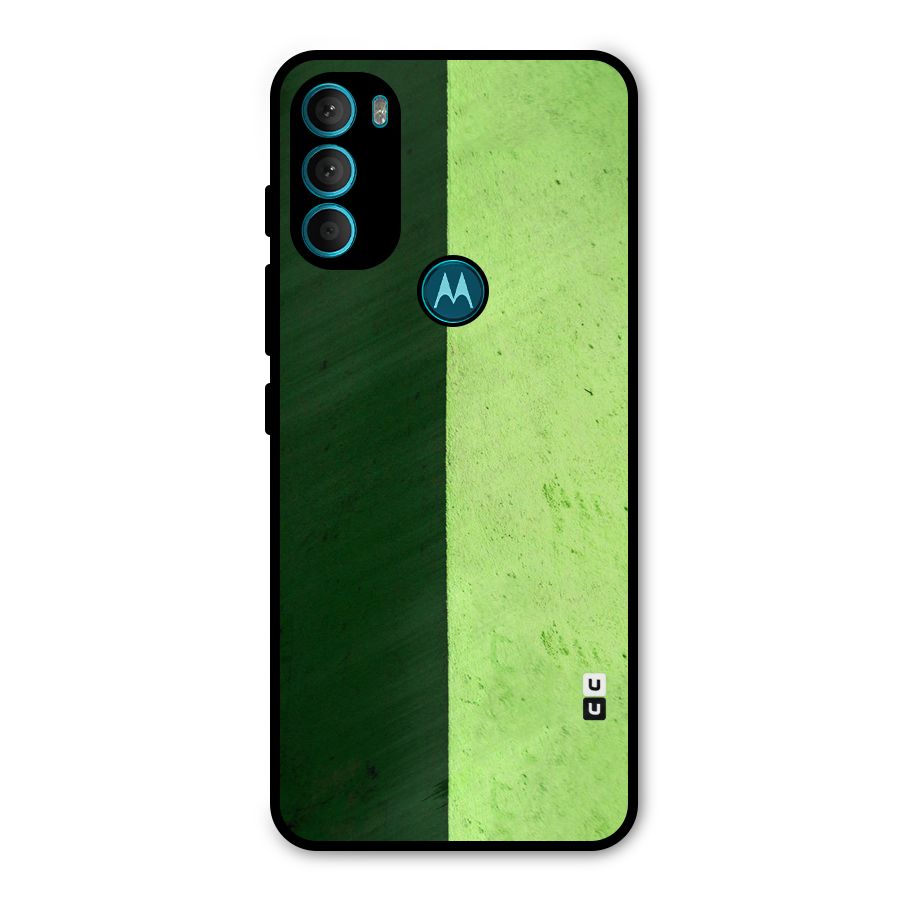 Shades Half Metal Back Case for Moto G71 5G