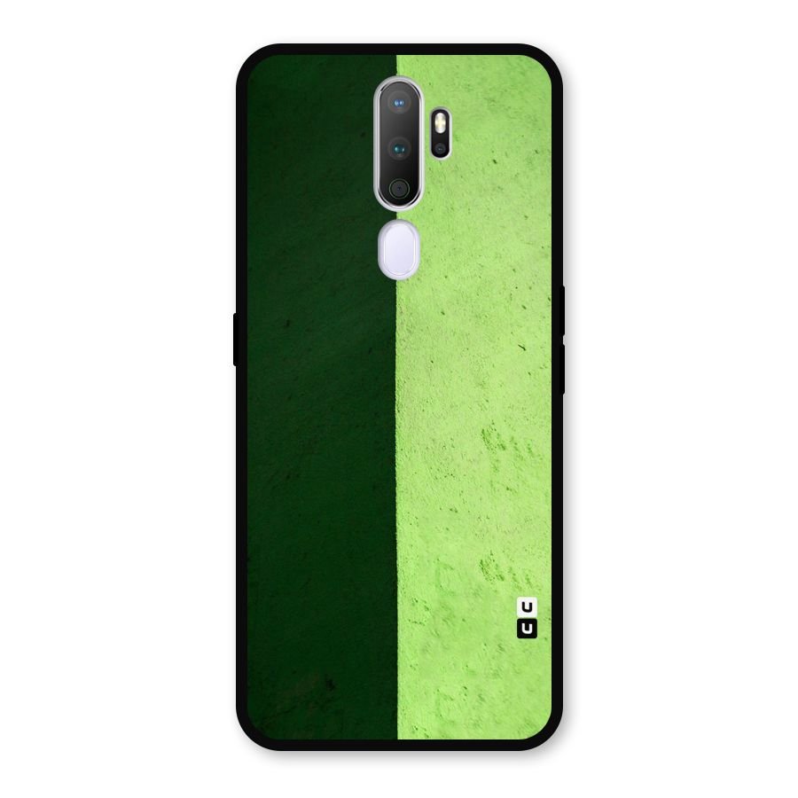 Shades Half Metal Back Case for Oppo A9 (2020)