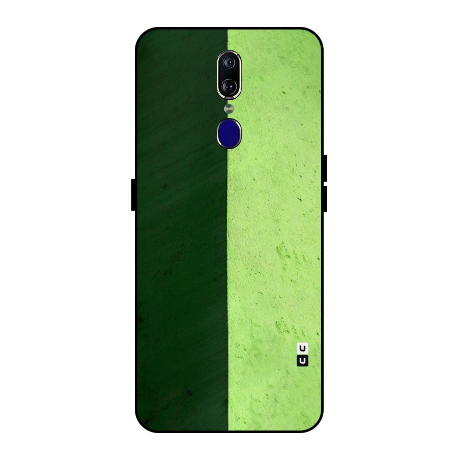 Shades Half Metal Back Case for Oppo F11