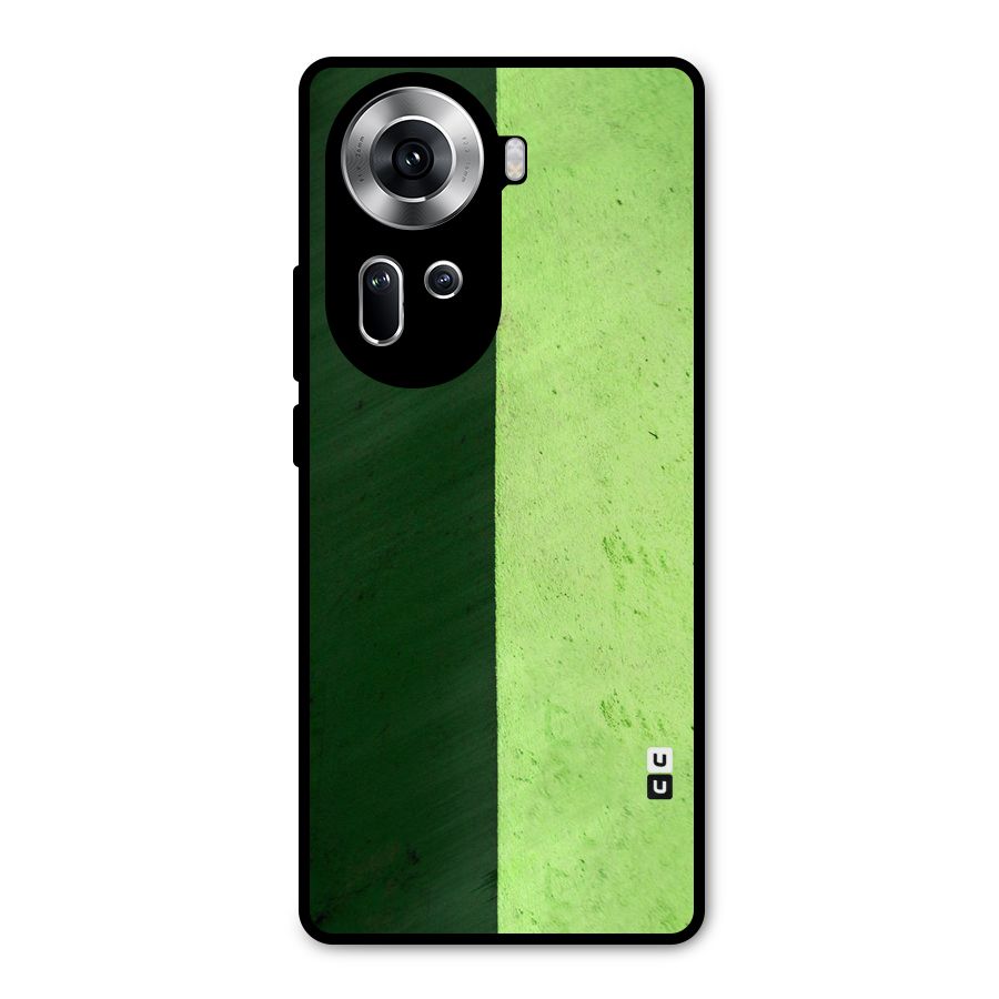 Shades Half Metal Back Case for Oppo Reno11 5G