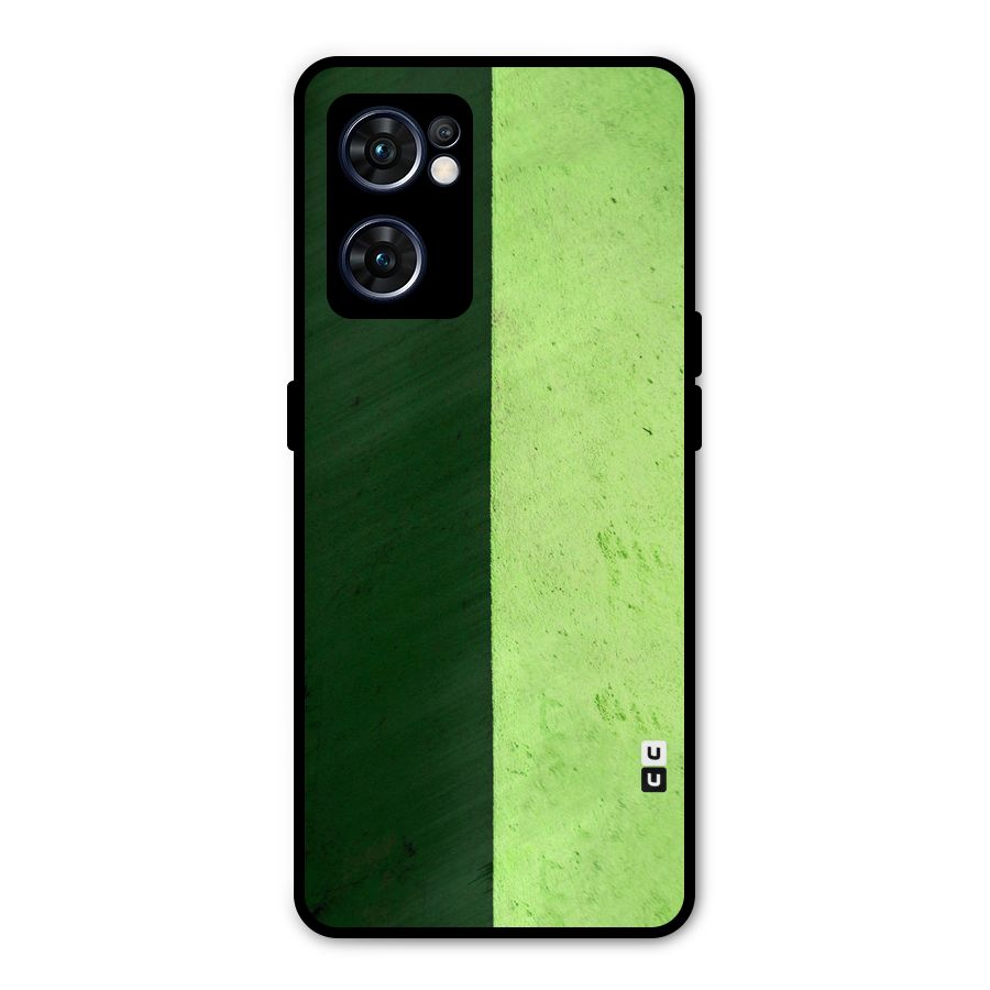 Shades Half Metal Back Case for Oppo Reno7 5G