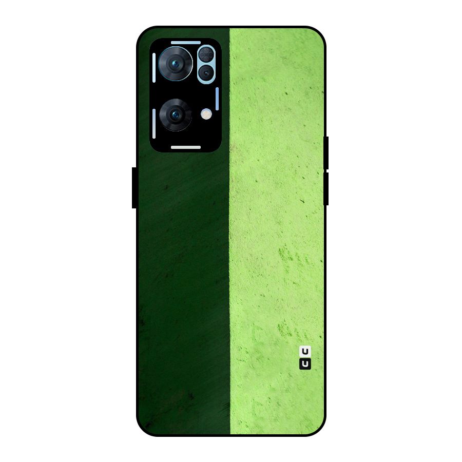 Shades Half Metal Back Case for Oppo Reno7 Pro 5G