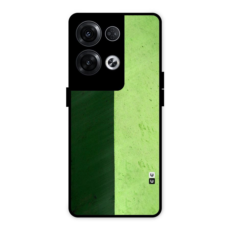 Shades Half Metal Back Case for Oppo Reno8 Pro 5G