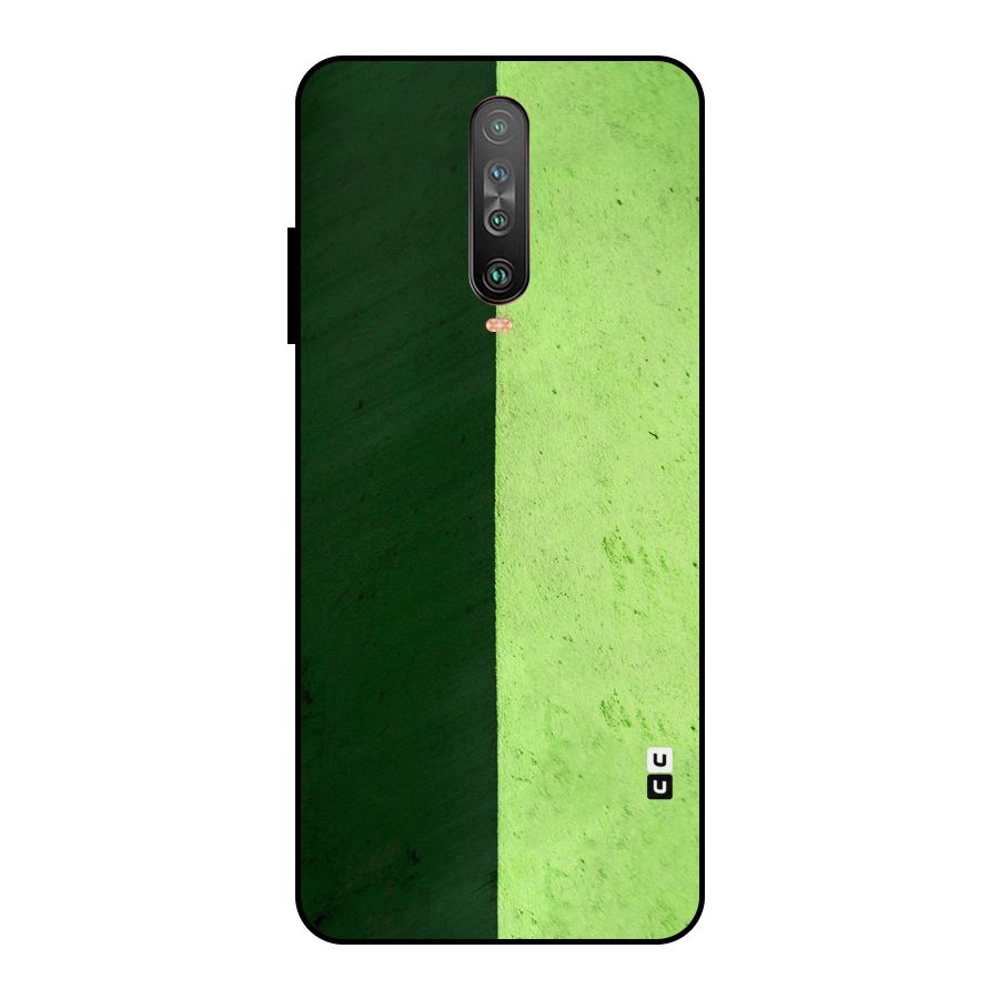 Shades Half Metal Back Case for Poco X2
