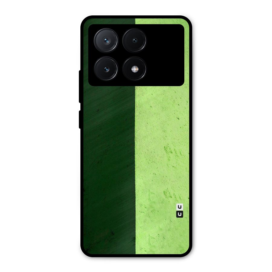 Shades Half Metal Back Case for Poco X6 Pro