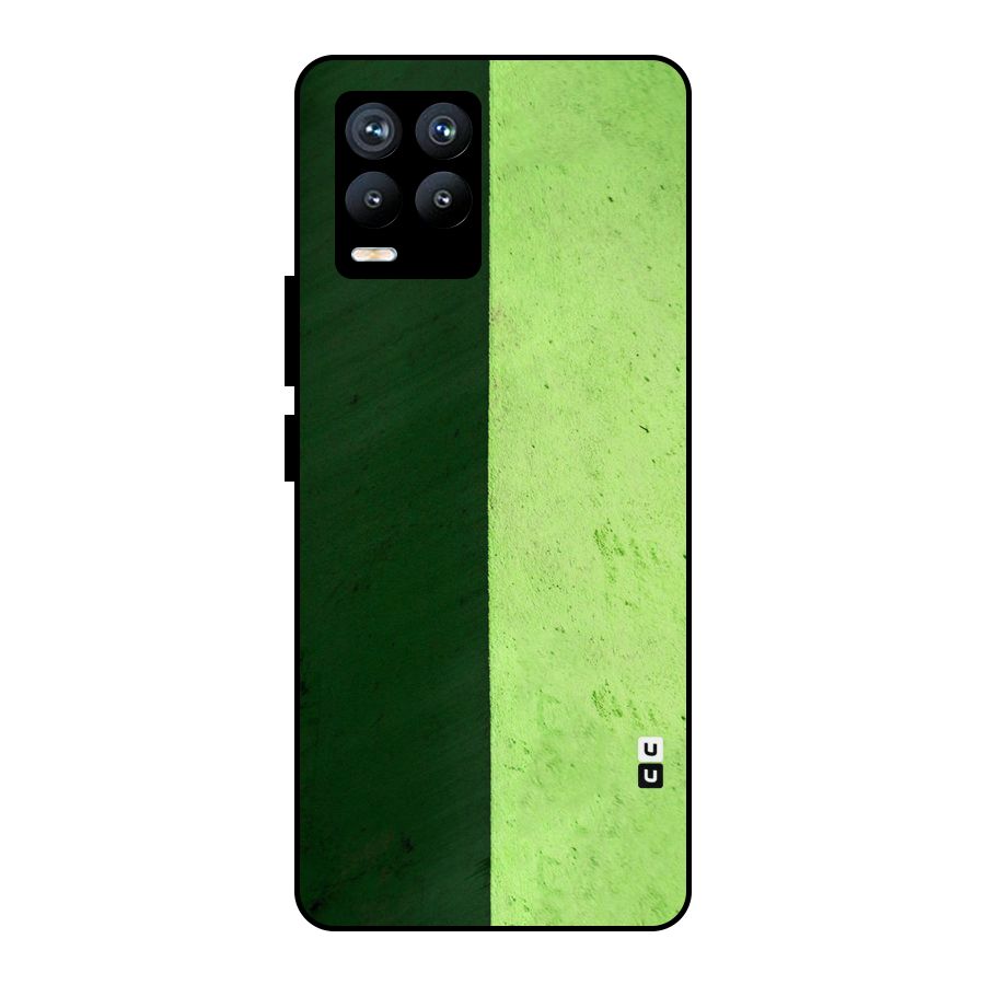 Shades Half Metal Back Case for Realme 8 Pro