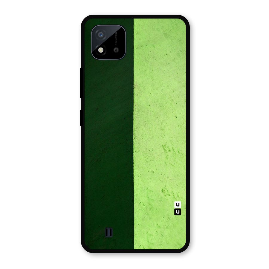 Shades Half Metal Back Case for Realme C11 2021