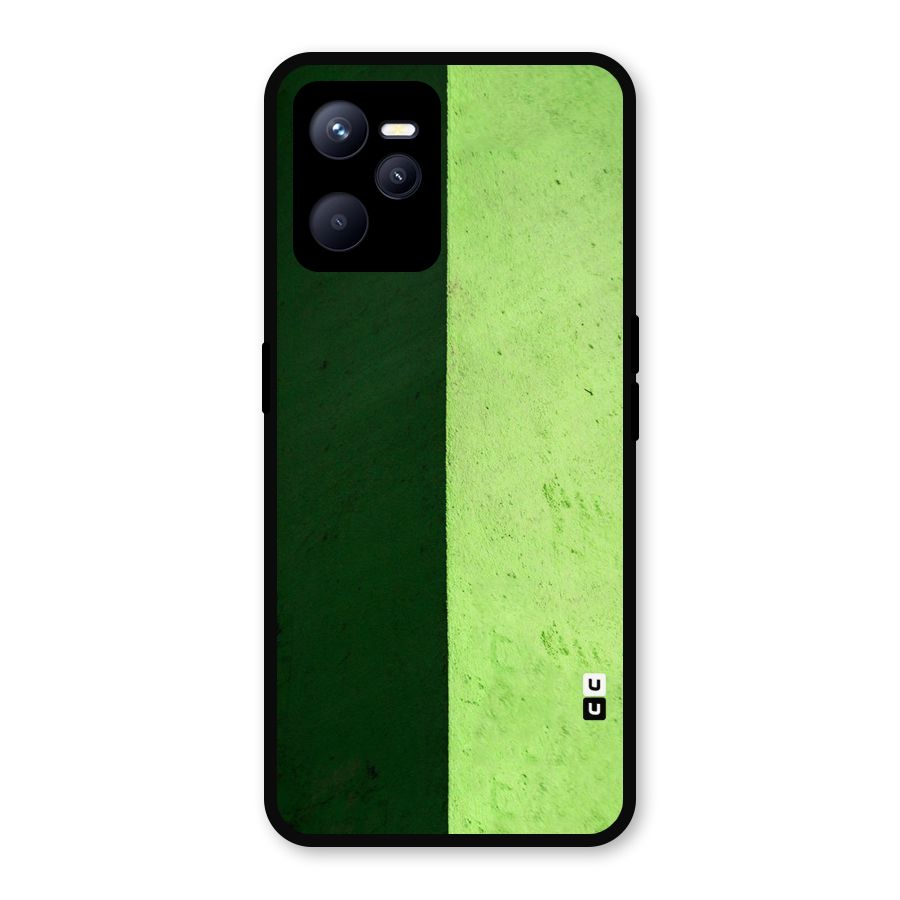 Shades Half Metal Back Case for Realme C35