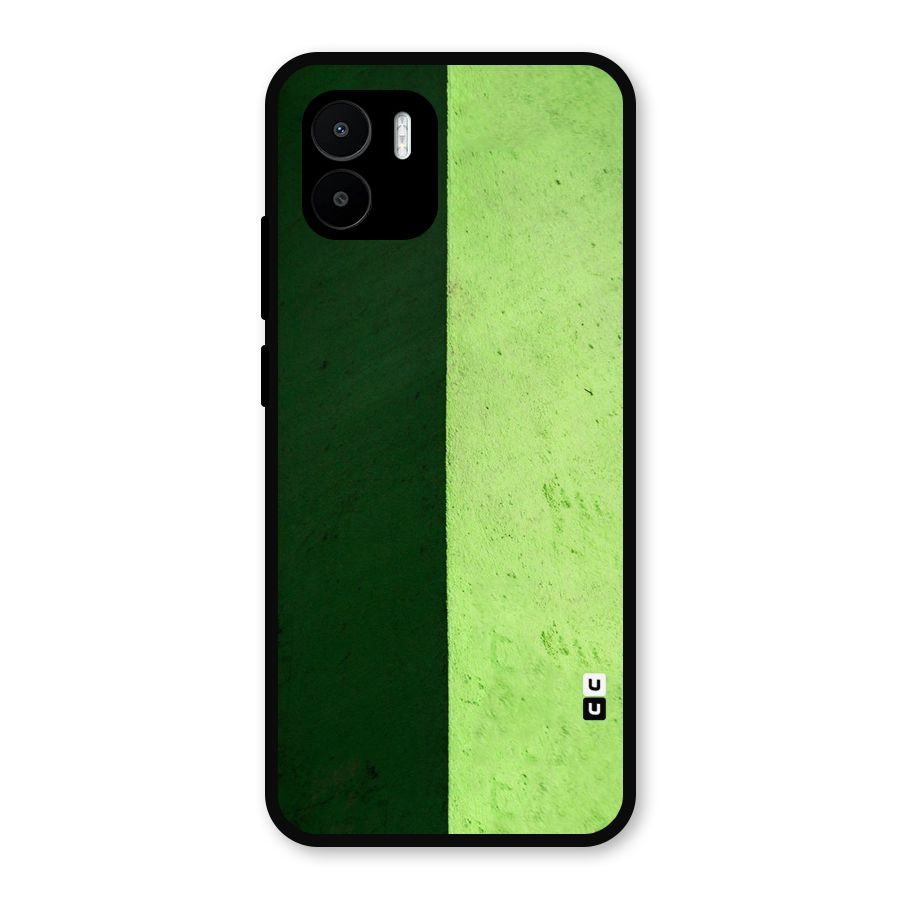 Shades Half Metal Back Case for Redmi A2