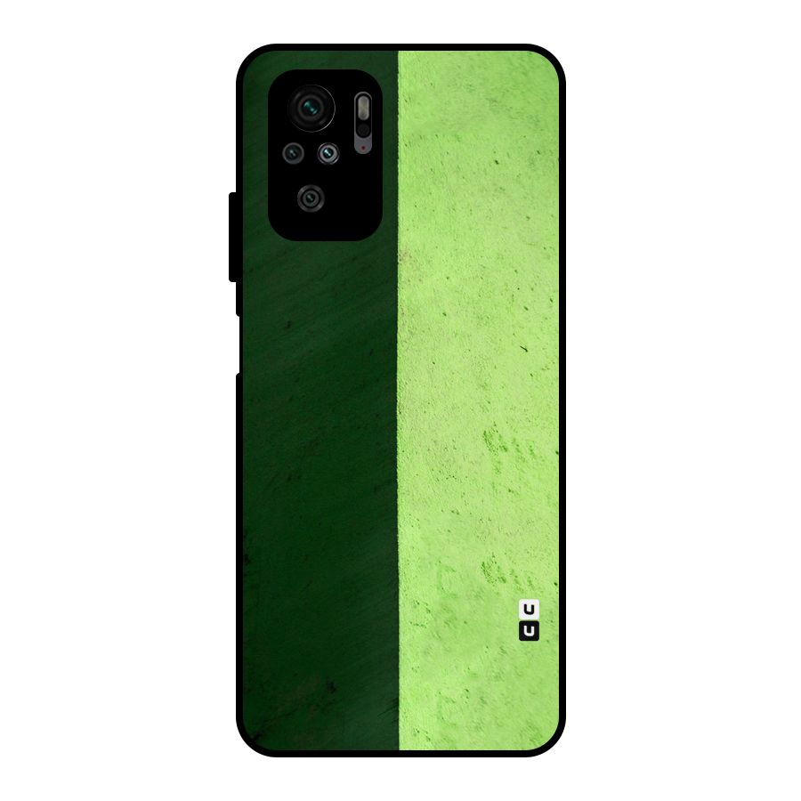Shades Half Metal Back Case for Redmi Note 10