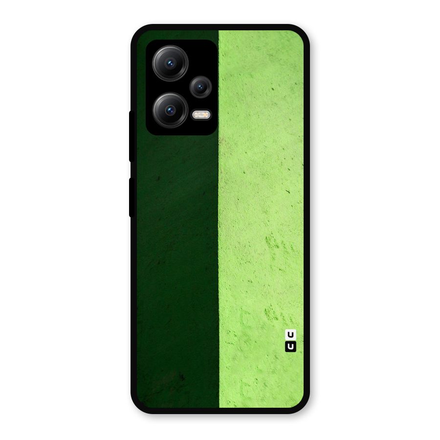 Shades Half Metal Back Case for Redmi Note 12 5G