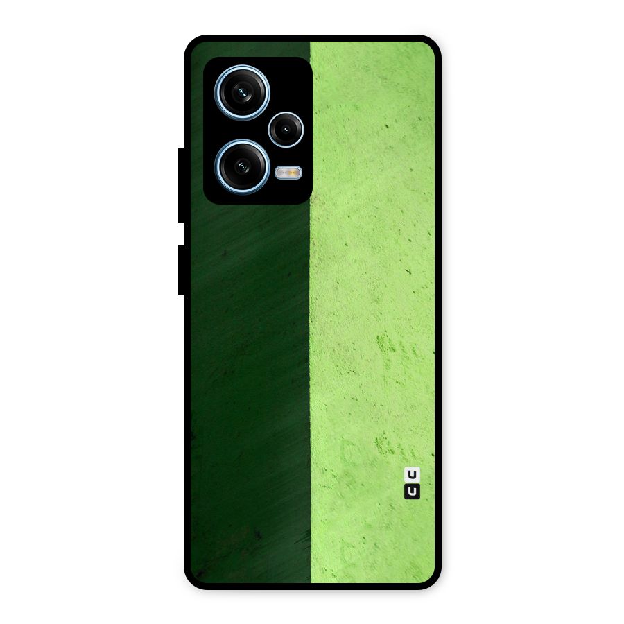 Shades Half Metal Back Case for Redmi Note 12 Pro