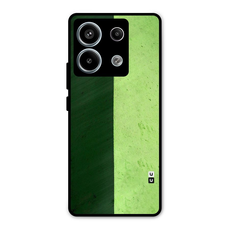 Shades Half Metal Back Case for Redmi Note 13 Pro 5G