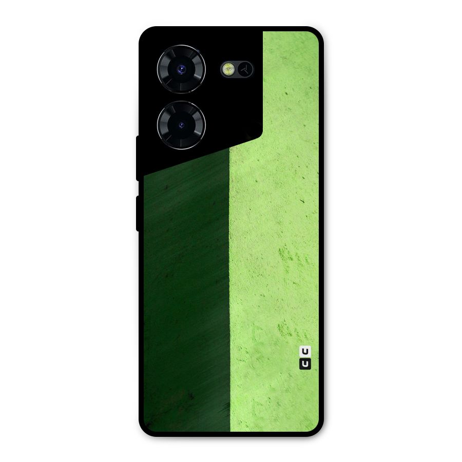 Shades Half Metal Back Case for Tecno Pova 5 Pro 5G