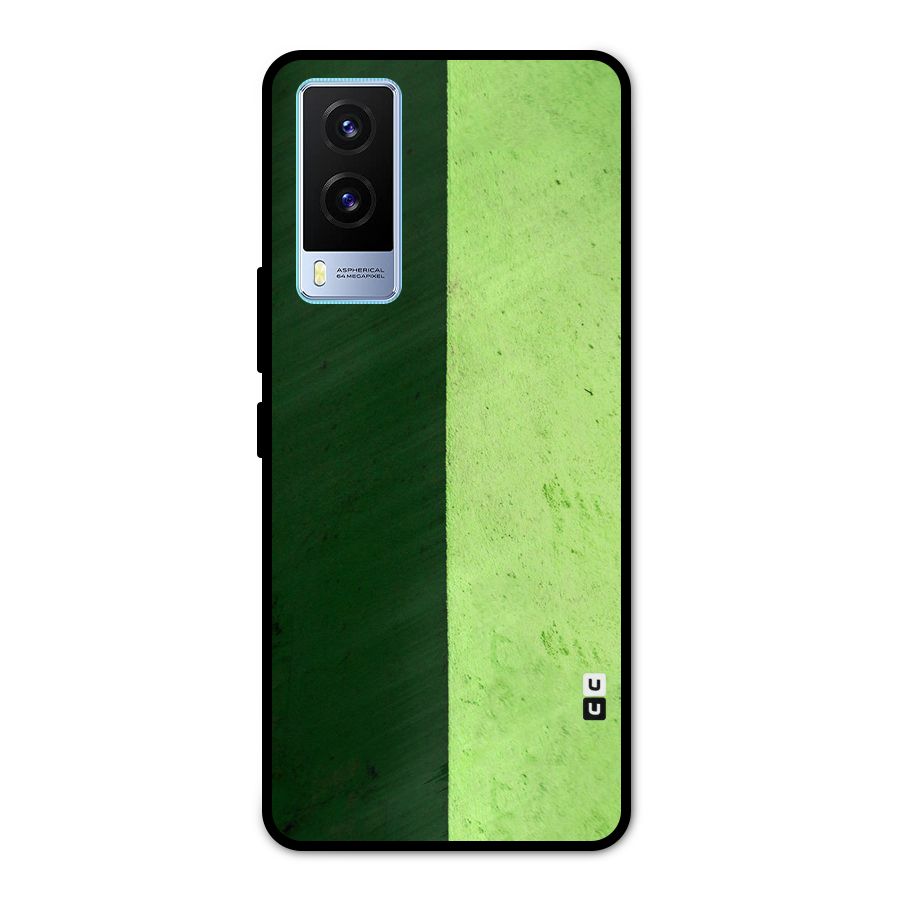 Shades Half Metal Back Case for Vivo V21e 5G