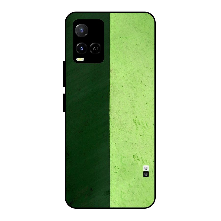 Shades Half Metal Back Case for Vivo Y21A