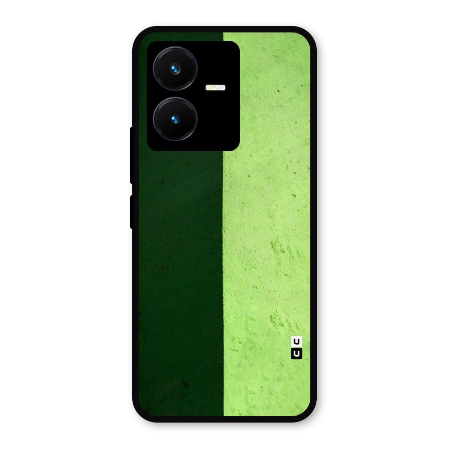 Shades Half Metal Back Case for Vivo Y22