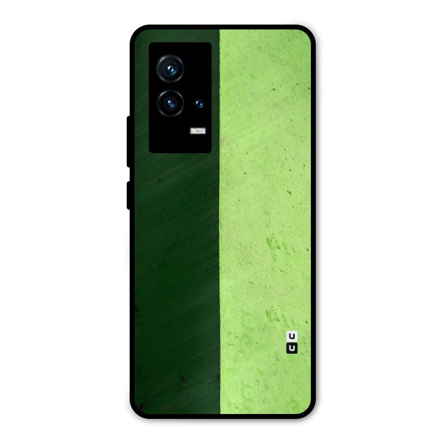 Shades Half Metal Back Case for iQOO 9 5G