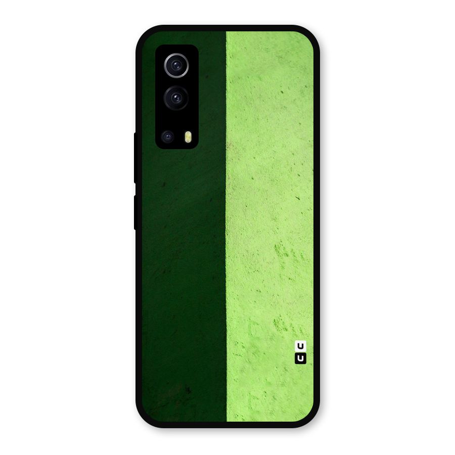 Shades Half Metal Back Case for iQOO Z3