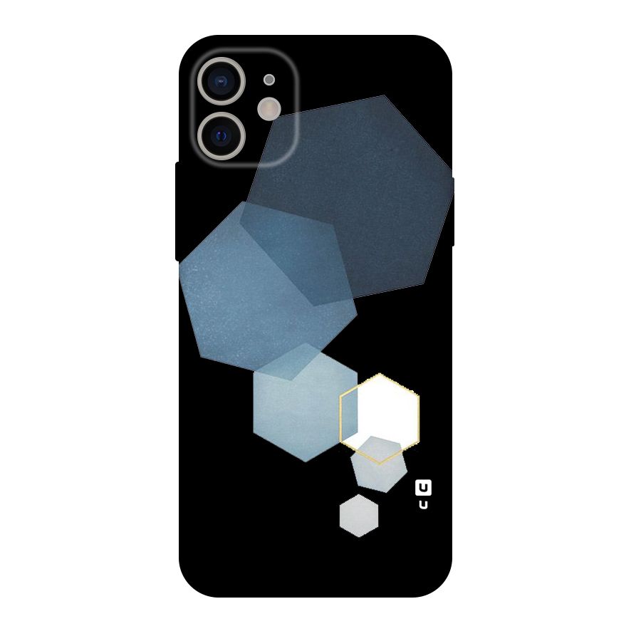 Shades Of Blue Shapes Original Polycarbonate Back Case for iPhone 11