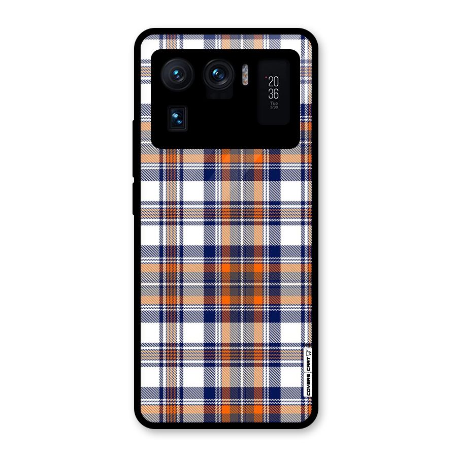 Shades Of Check Glass Back Case for Mi 11 Ultra