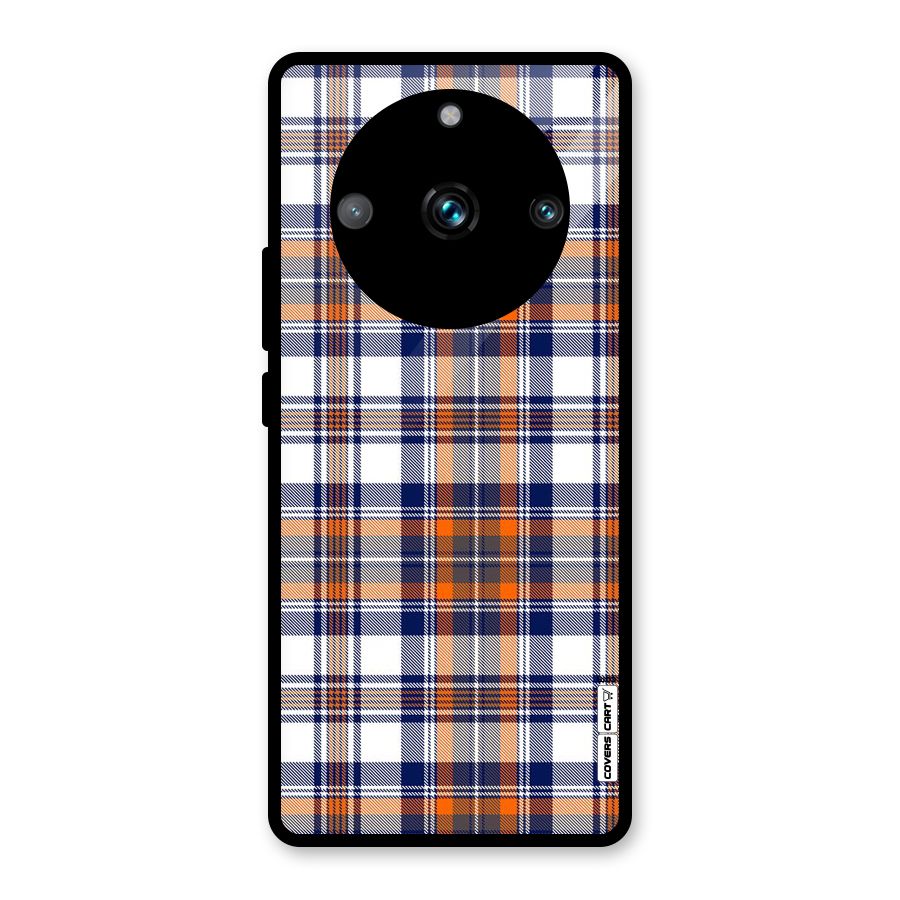 Shades Of Check Glass Back Case for Realme 11 Pro