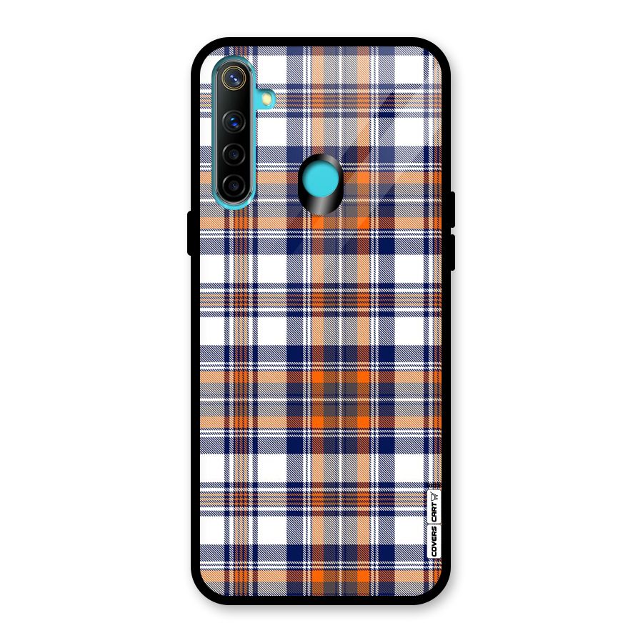 Shades Of Check Glass Back Case for Realme 5