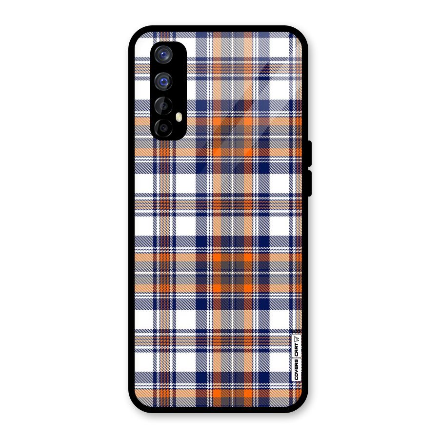 Shades Of Check Glass Back Case for Realme Narzo 20 Pro