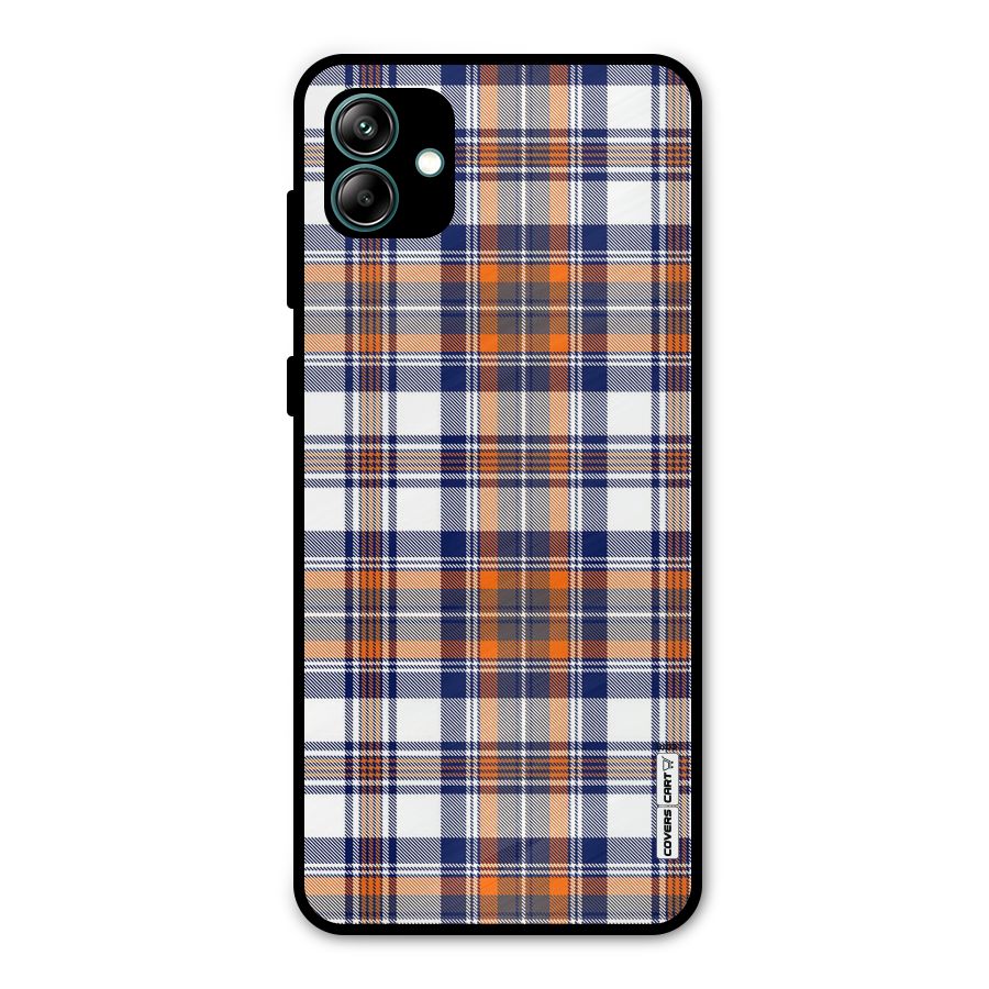 Shades Of Check Metal Back Case for Galaxy A04