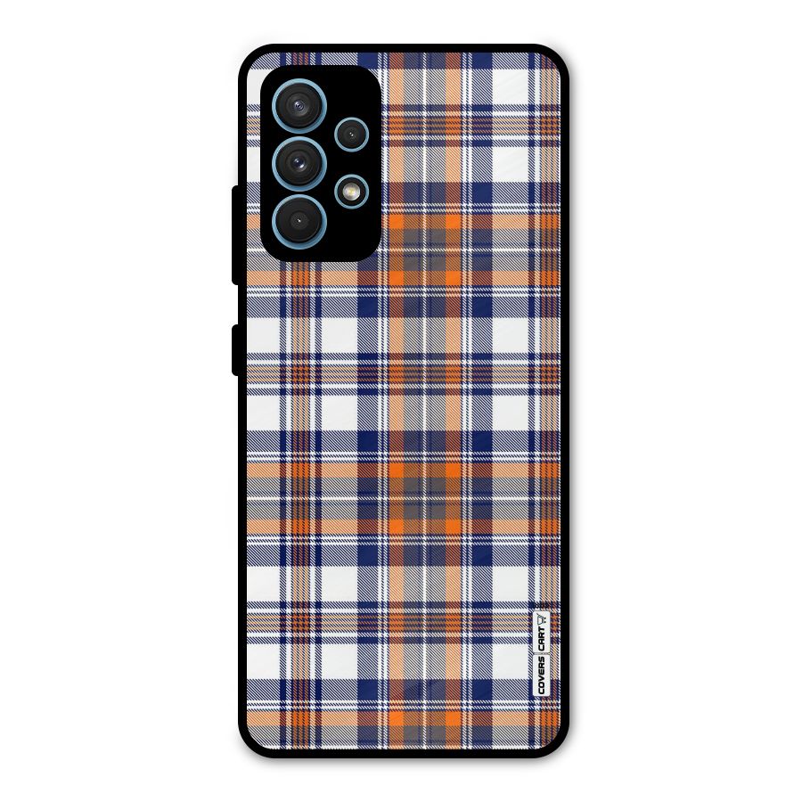 Shades Of Check Metal Back Case for Galaxy A32