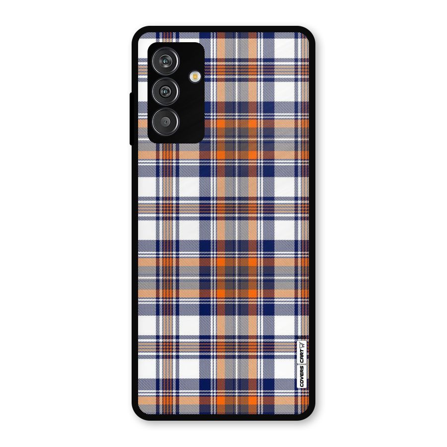 Shades Of Check Metal Back Case for Galaxy F13